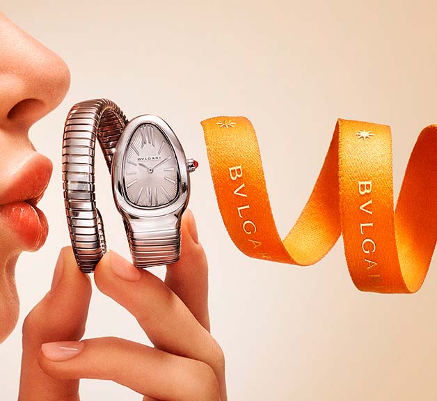 Foto do relógio Bulgari Serpenti.