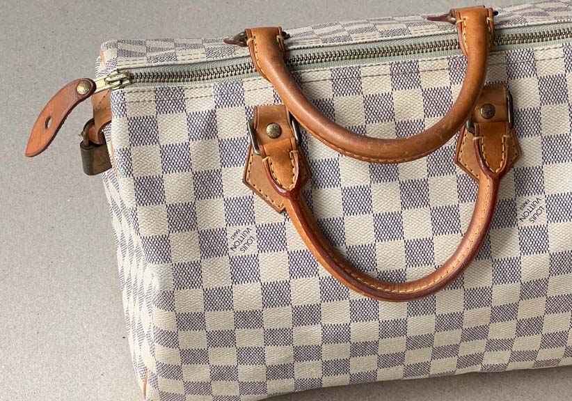 Foto de bolsa Speedy Louis Vuitton na Semana do Consumidor do Etiqueta Única.