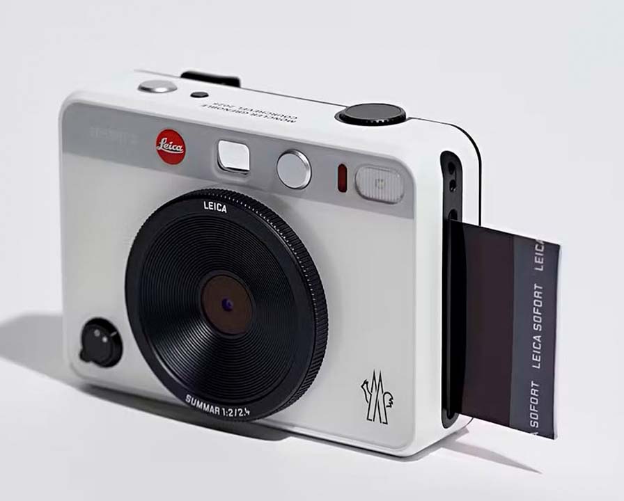 Foto da câmera criada pela Moncler e Leica.