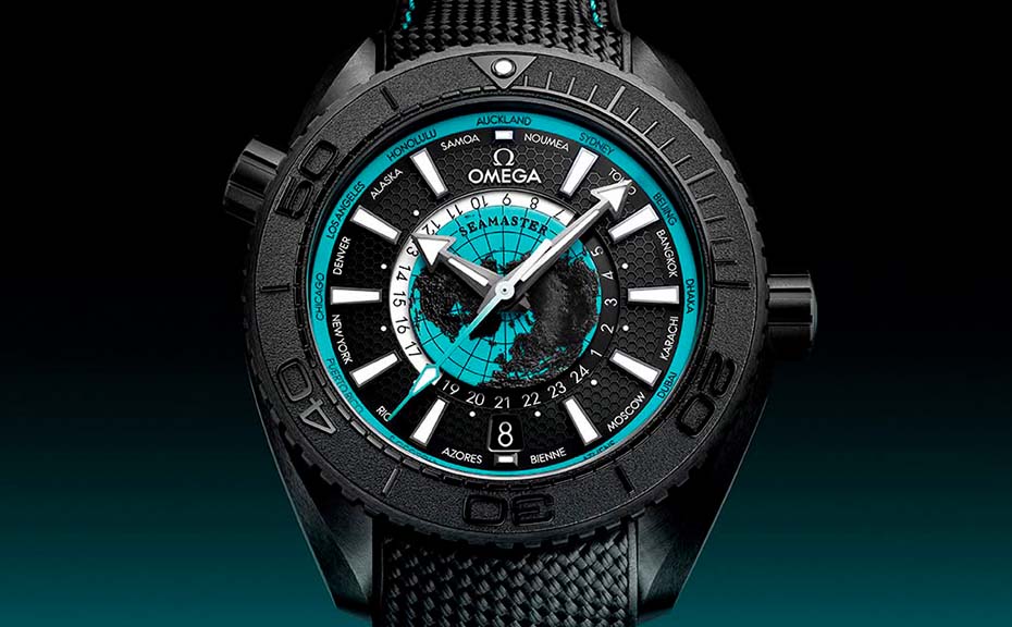 Foto do novo Relógio Omega Seamaster Planet Ocean Worldtimer.