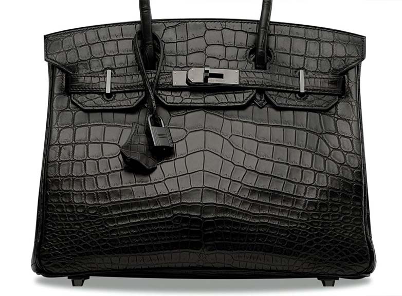 Foto da Bolsa Birkin So Black.