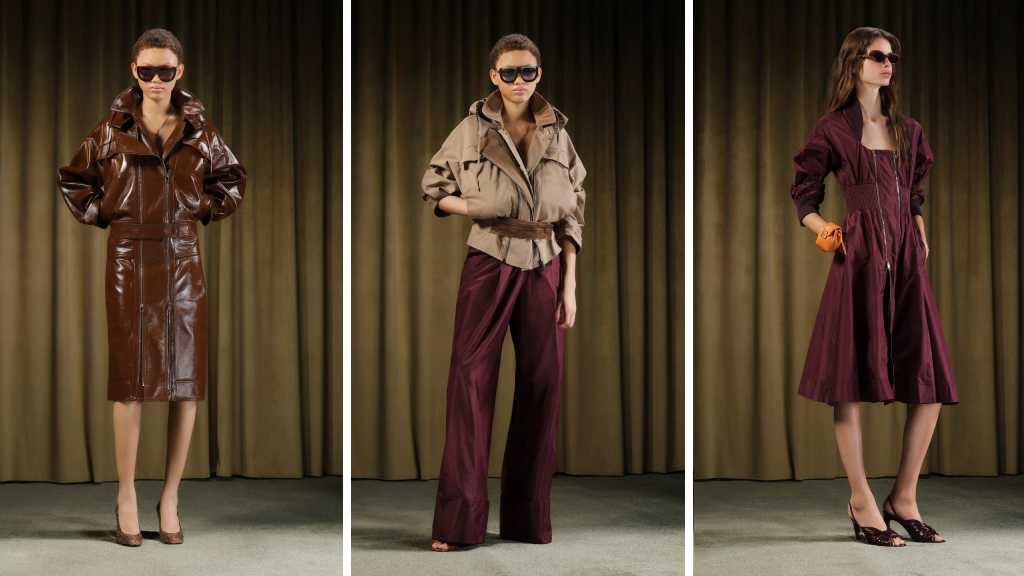 Montage de  fotos da nova coleção da Fendi.