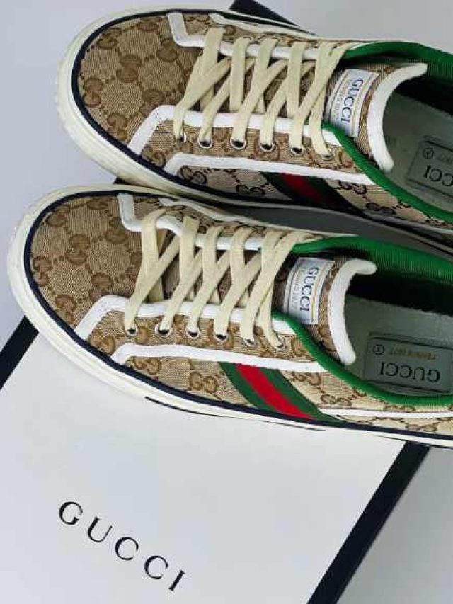 Tênis Gucci Ace. Clique na imagem e confira maid modelos!