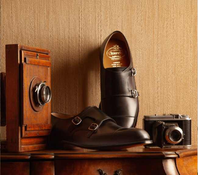 Foto de sapatos da Churchs uma das melhores marcas masculinas britânicas de luxo.