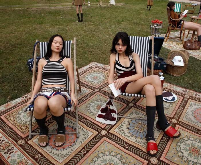 Foto de Campanha da Miu MIu.