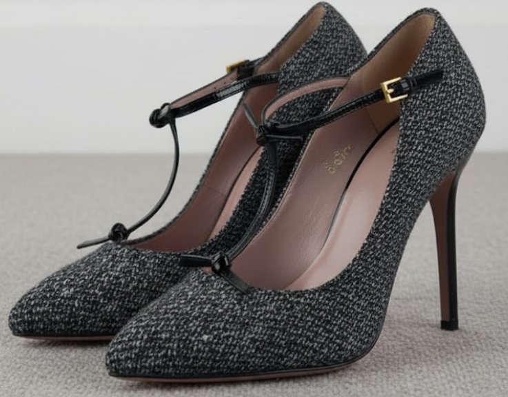 Foto de Scarpin de luxo, um dos sapatos de salto alto gucci fino no Black Month.