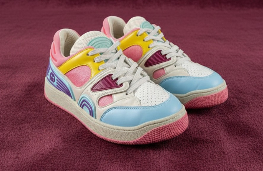 Foto do Tênis Feminino Gucci Demetra Basket.