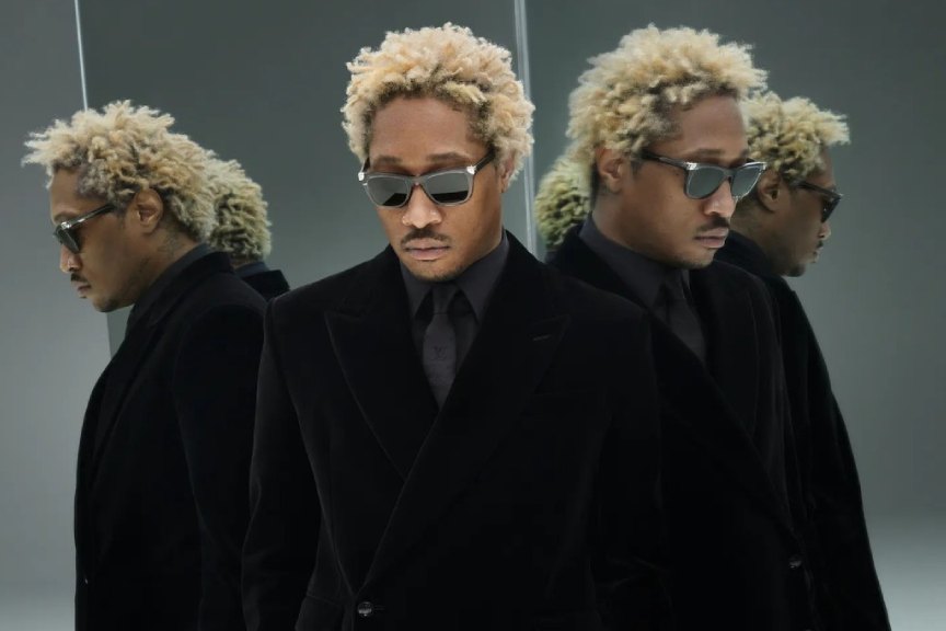 Foto do novo "friend of the house Louis Vuitton": o músico Future.