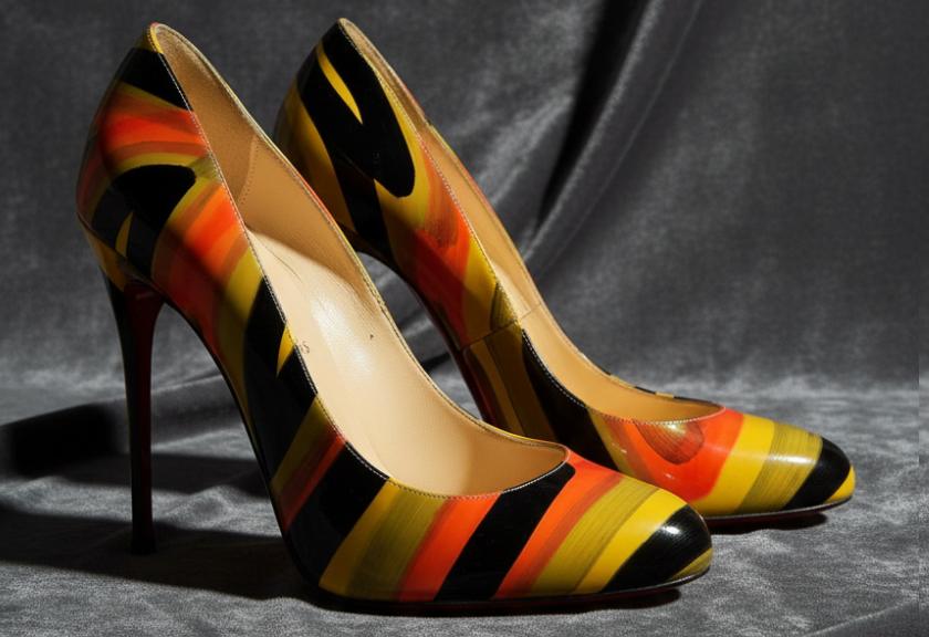 Foto de Scarpin de Salto Agulha da Marca de Luxo Christian Louboutin.