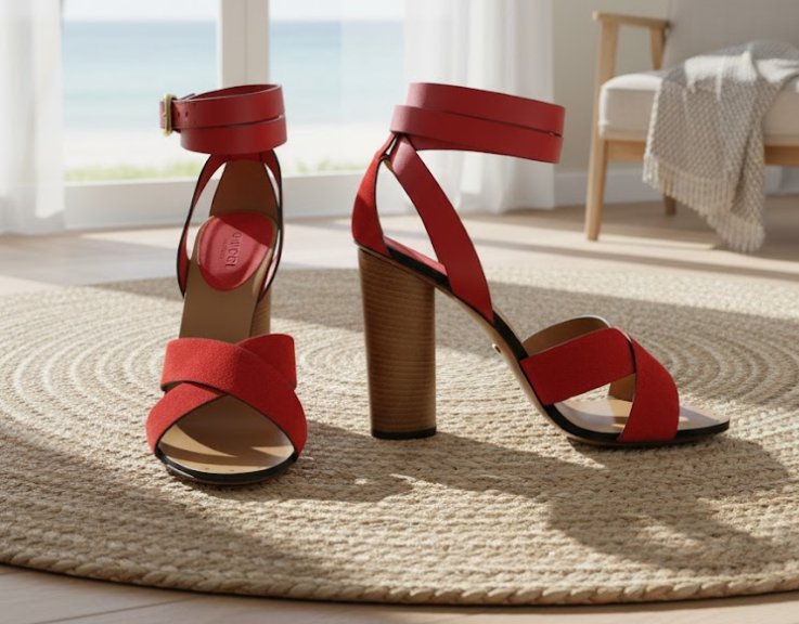Foto de uma Sandália feminina da Gucci Elegante na Summer Sale.