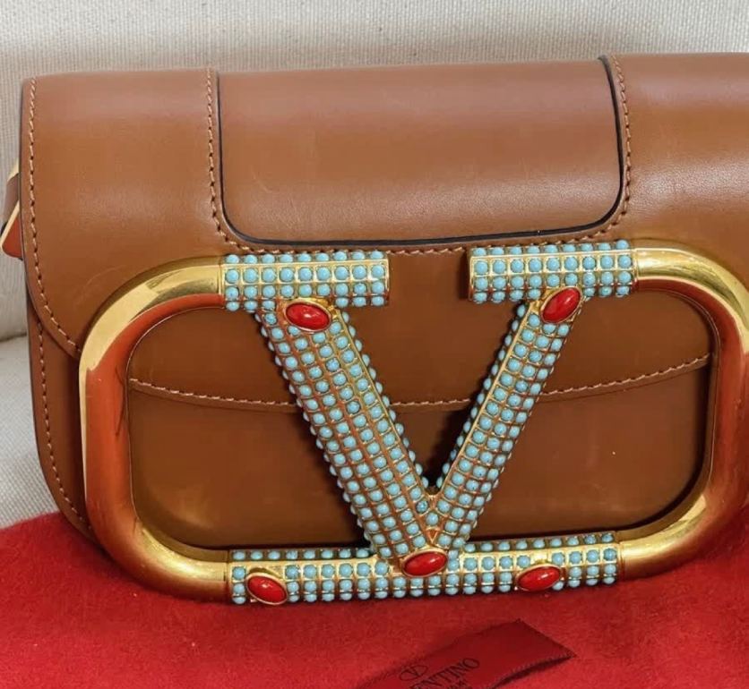 foto de bolsa de luxo italiana.