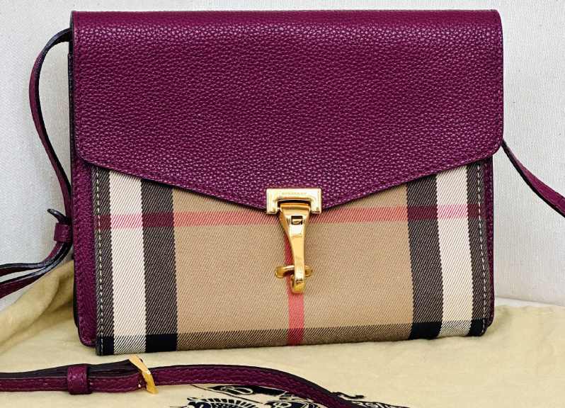 Foto de Bolsa Macken, um dos modelos clássicos da Burberry.