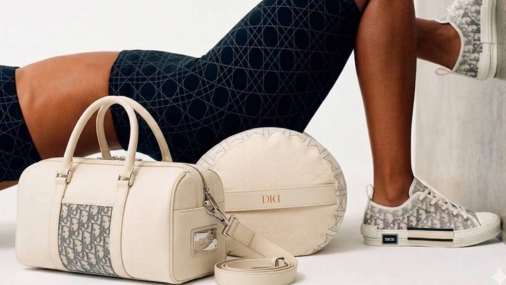 Dior aposta no mercado de wellness com coleção de yoga de luxo. Conheça a linha Haute Wellness e seus acessórios com identidade da maison.
