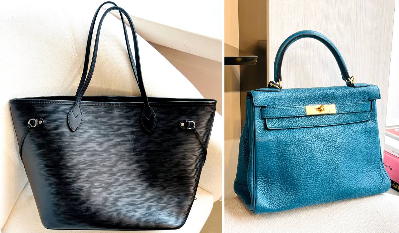 Foto de bolsas louis vuitton e hermès, as grifes mais caras por preço de produto.
