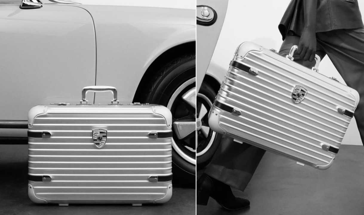 Fotos da Mala Rimowa X Porsche.