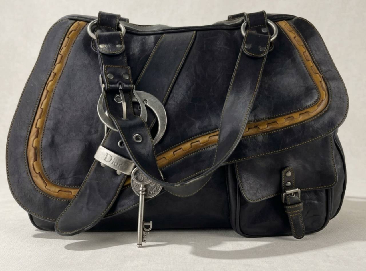 Christian Dior Gaucho, uma das it bags de luxo mais procuradas no mercado second hand.