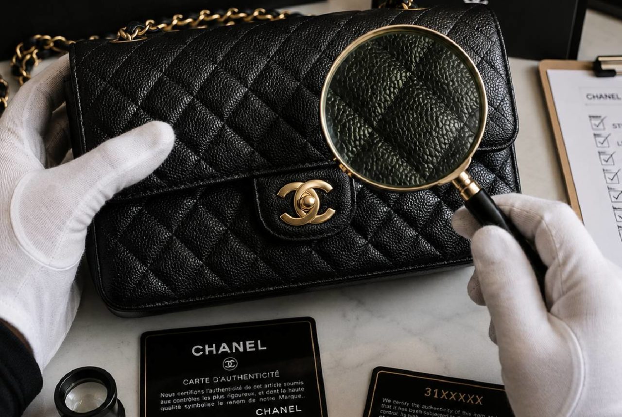 Foto do Clique na imagem e descubra o processo de autenticidade de uma Bolsa Chanel usada!