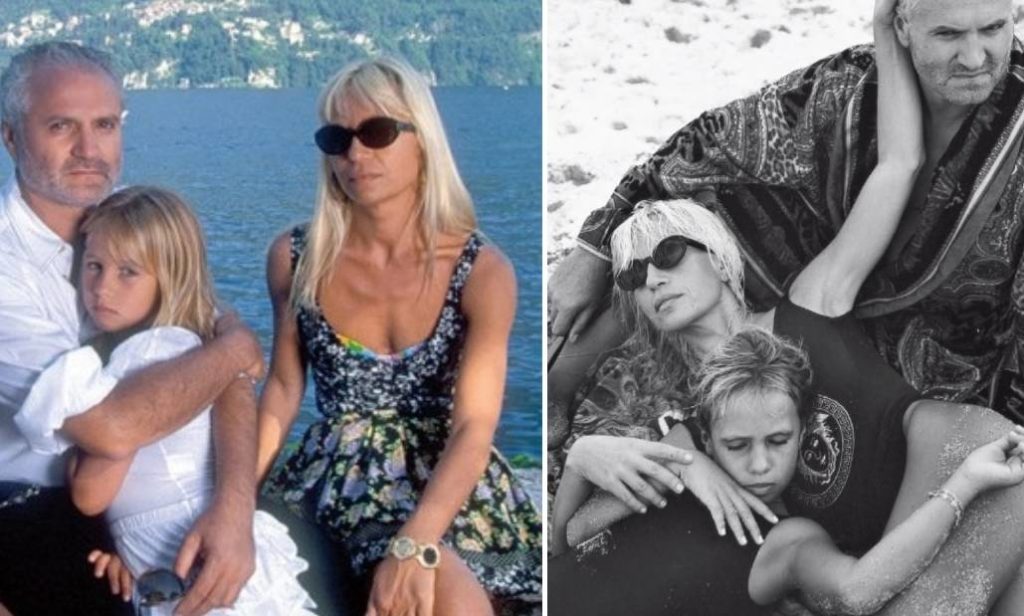 Foto de Allegra Versace, principal herdeira da Versace.