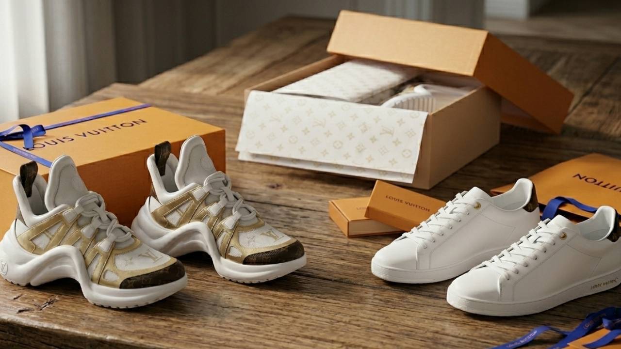 Dia das Mães 2026: O guia de tênis Louis Vuitton femininos mais desejados para presentear e emocionar. Os 4 modelos mais clássicos.