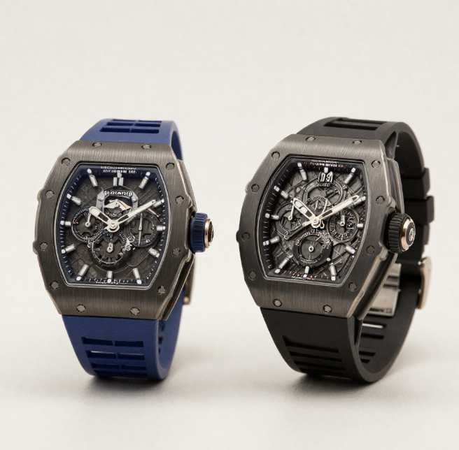 Foto dos relógios  RM 005 e RM 010  os mais baratos de richard mille.