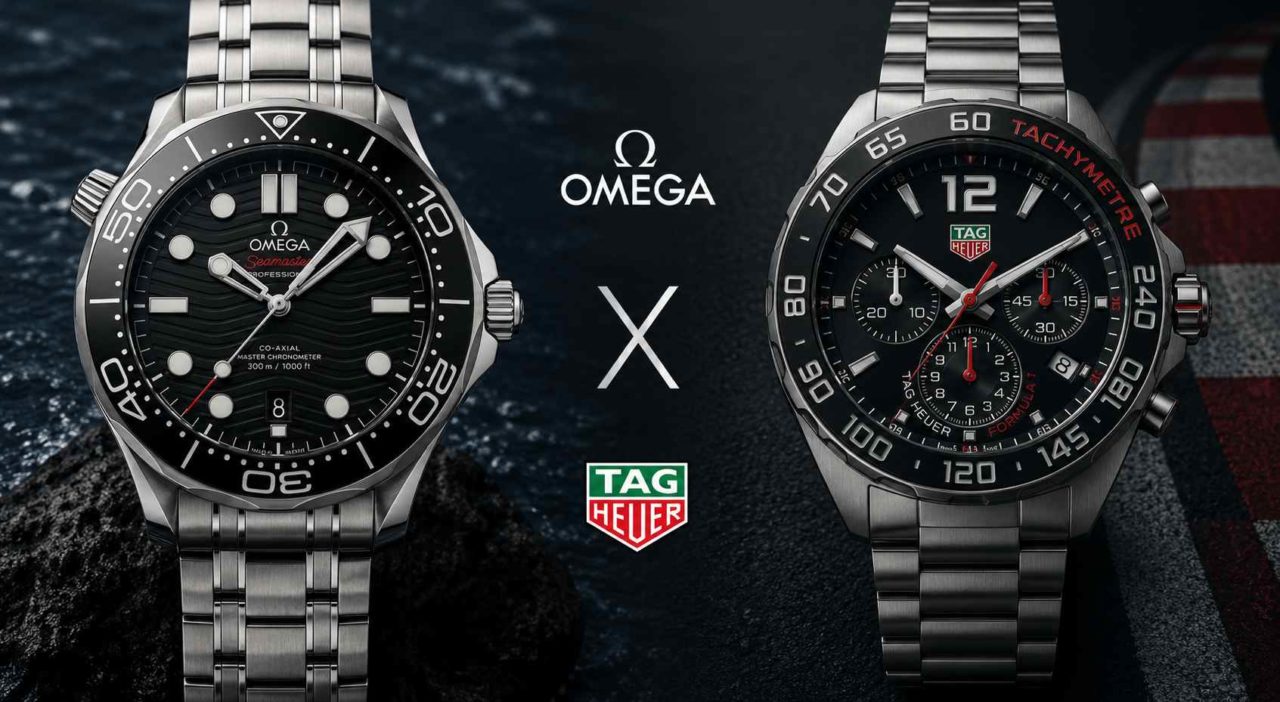 Reógio Omega X Tag Heuer comparito de qual melhor.