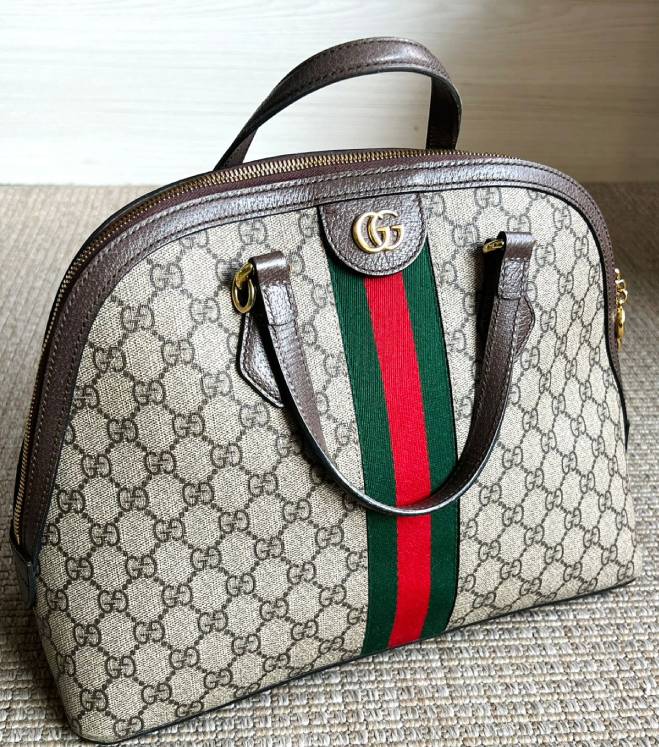 Foto da bolsa Ophidia da Gucci, a quarta grife mais cara do mundo.