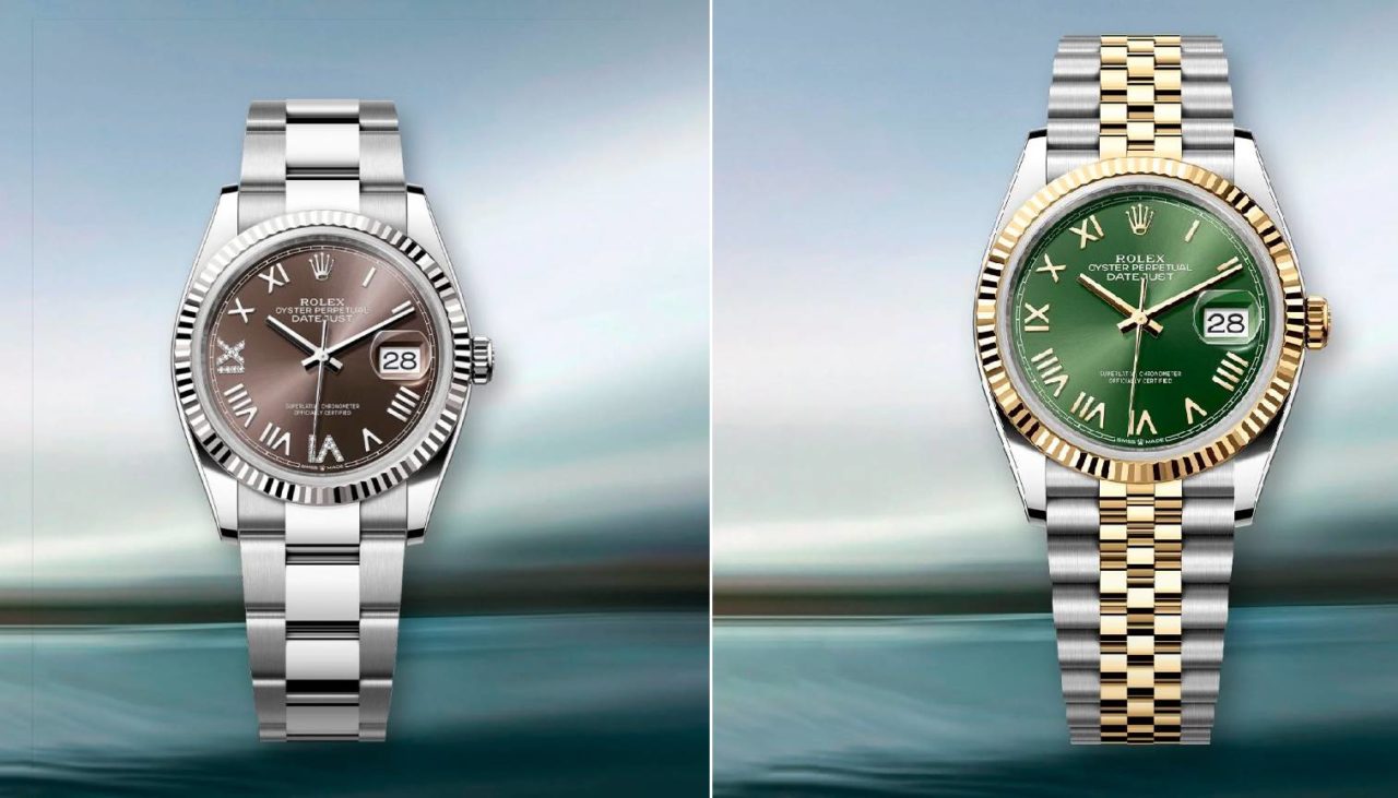 Fotos das variações do datejust em 2026.