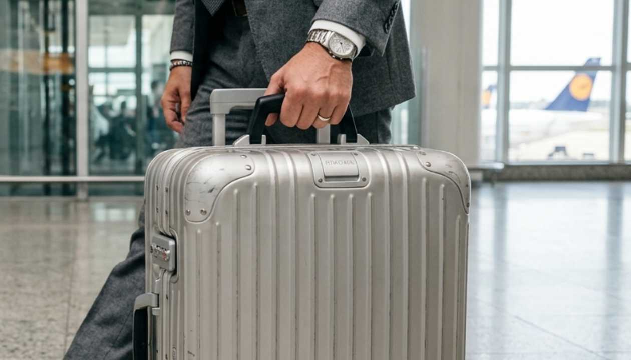 RIMOWA e Porsche apresentam mala de luxo exclusiva com interior Pepita e produção limitada. Descubra a história, inspiração no 911 e o sucesso da collab em 2026.