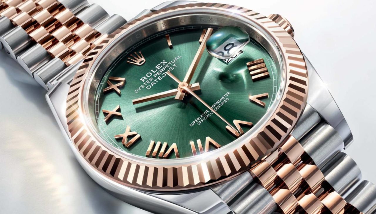 Foto da atualização do relógio rolex datejust em 2026.