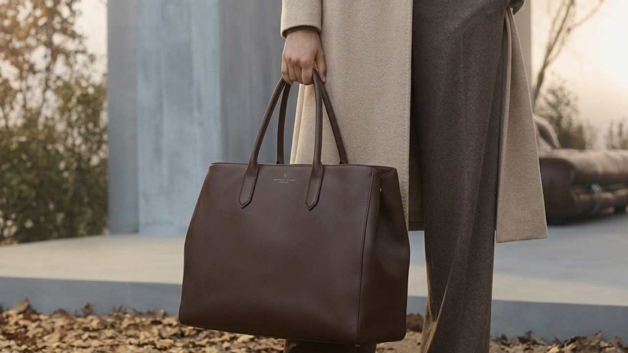 bolsa e cashmere original de brunello cucinelli.