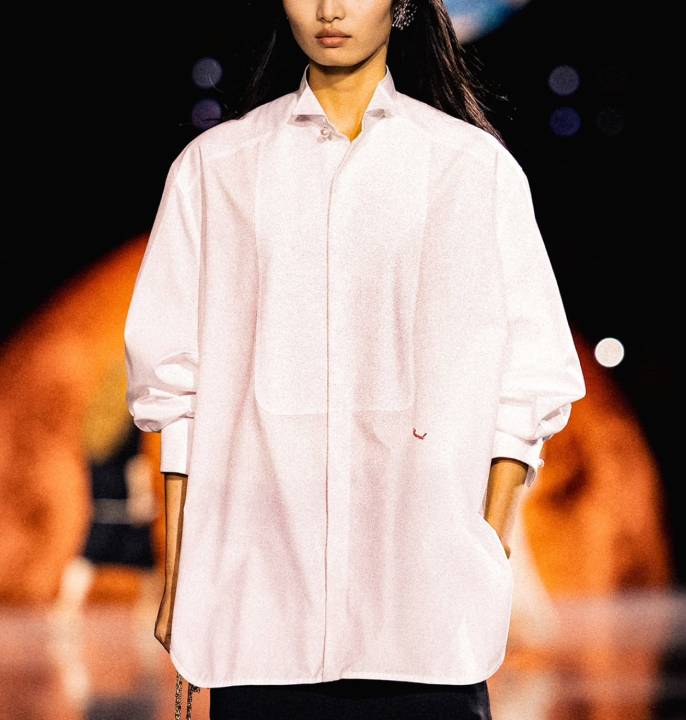 camisa chanel x charvet.
