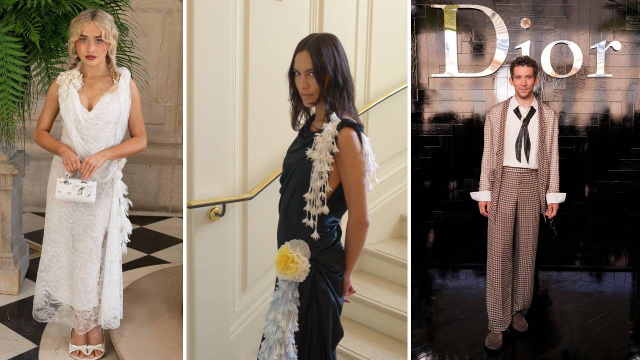 celebridades que foram no desfile de alta-costura dior inverno 2026/2027.