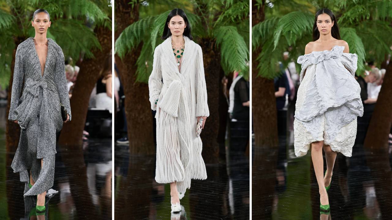 vestidos na passarela de alta-costura outono/inverno 2026/2027 da dior.