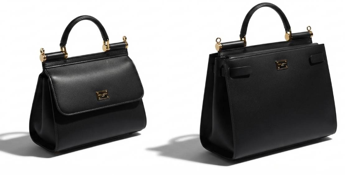 Bolsas Dolce & Gabbana Sicily 58 e 62 lado a lado.