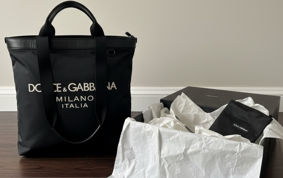 Bolsa masculina dolce gabbana.