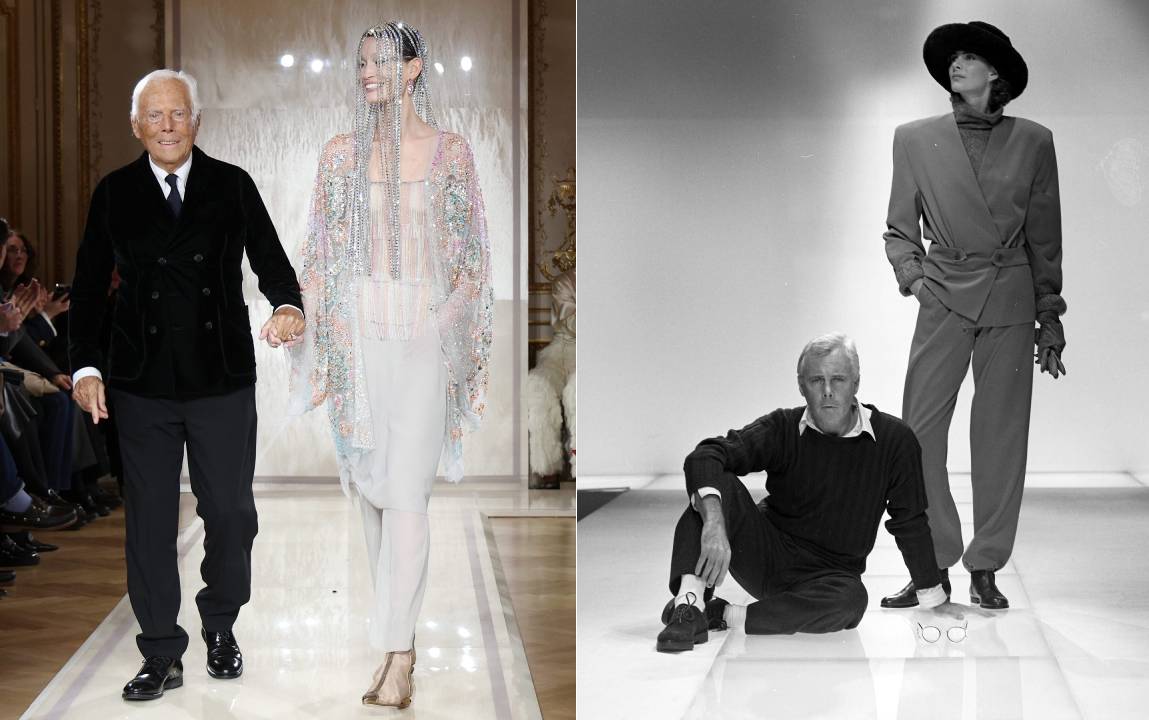 o estilista Giorgio armani que ganhará série.