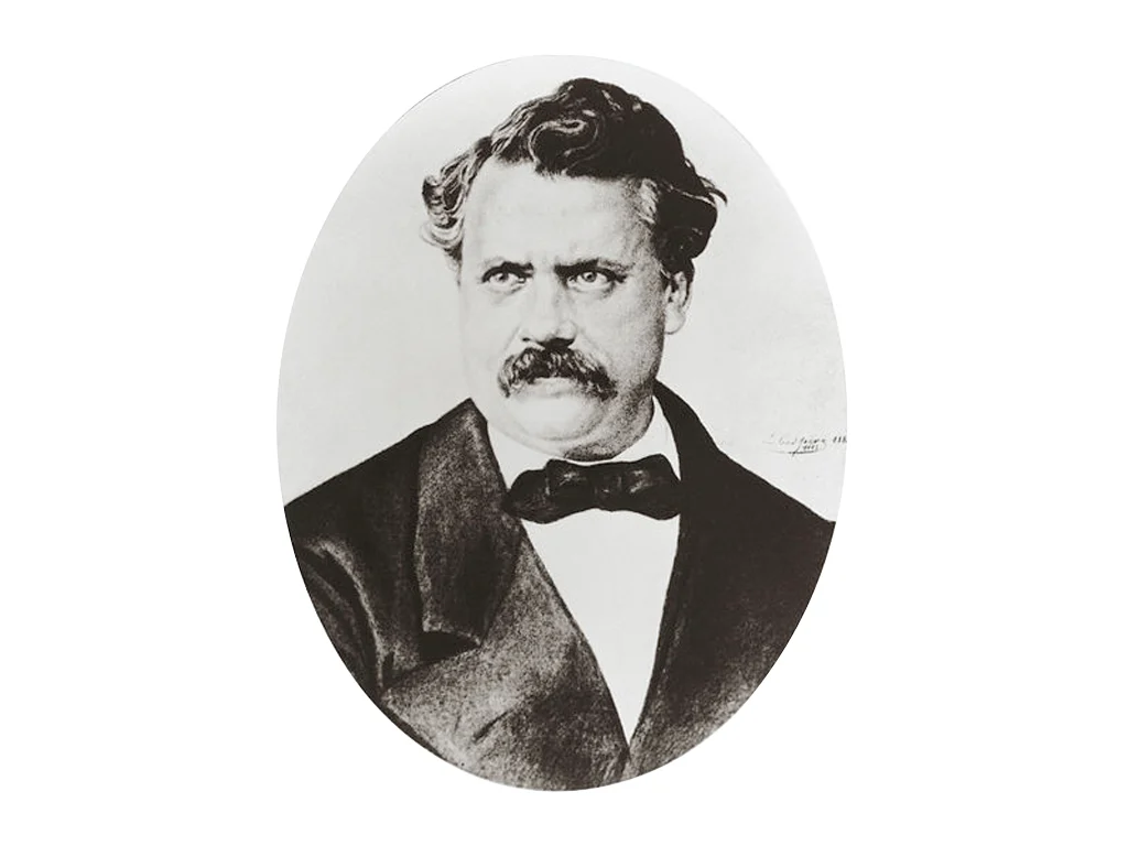 Foto do criador da marca de luxo francesa louis Vuitton.