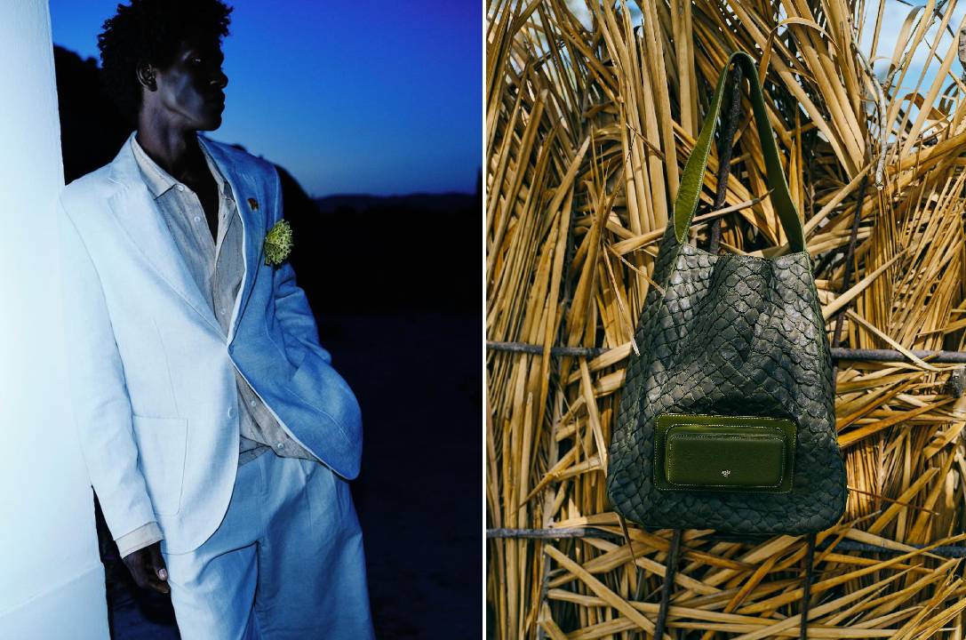 Peças masculinas e mochila Misci, uma das marcas brasileiras de luxo para presentear no Dia dos Pais.