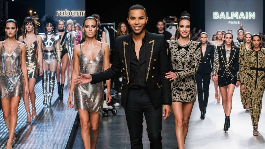 Olivier Rousteing deixa Balmain e assume a marca Rabanne.
