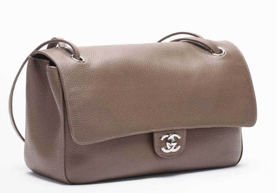 Bolsa Chanel Maxi Flap couro mole tendência slouchy 2026.