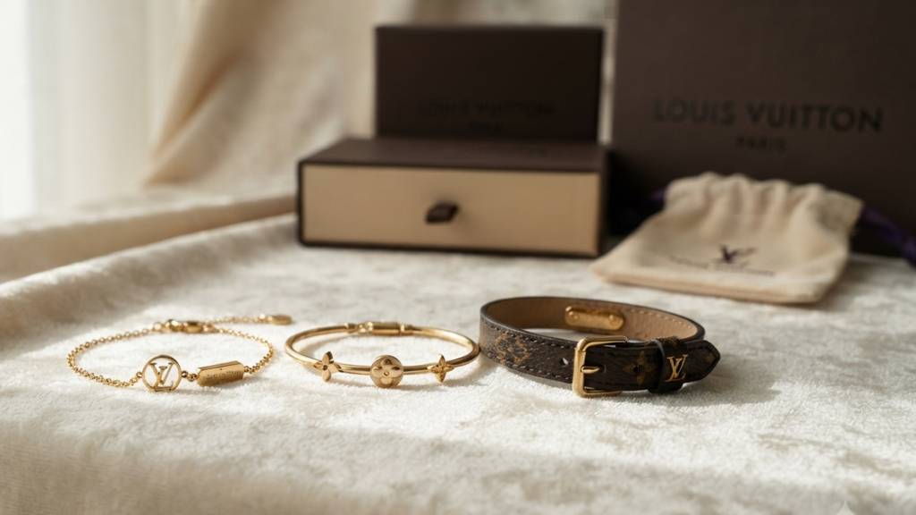 Modelos de pulseiras da Louis Vuitton: masculinas e femininas, joias e bijoux.