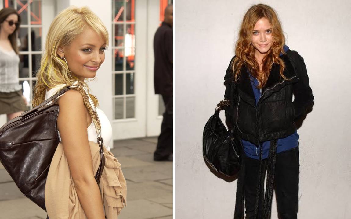 Foto de celebridades usando a bolsa saint laurent mombasa.
