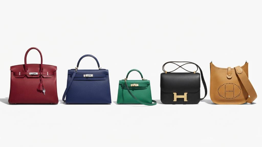 Os modelos de bolsas mais famosos da Hermès produzidos no couro Epsom.