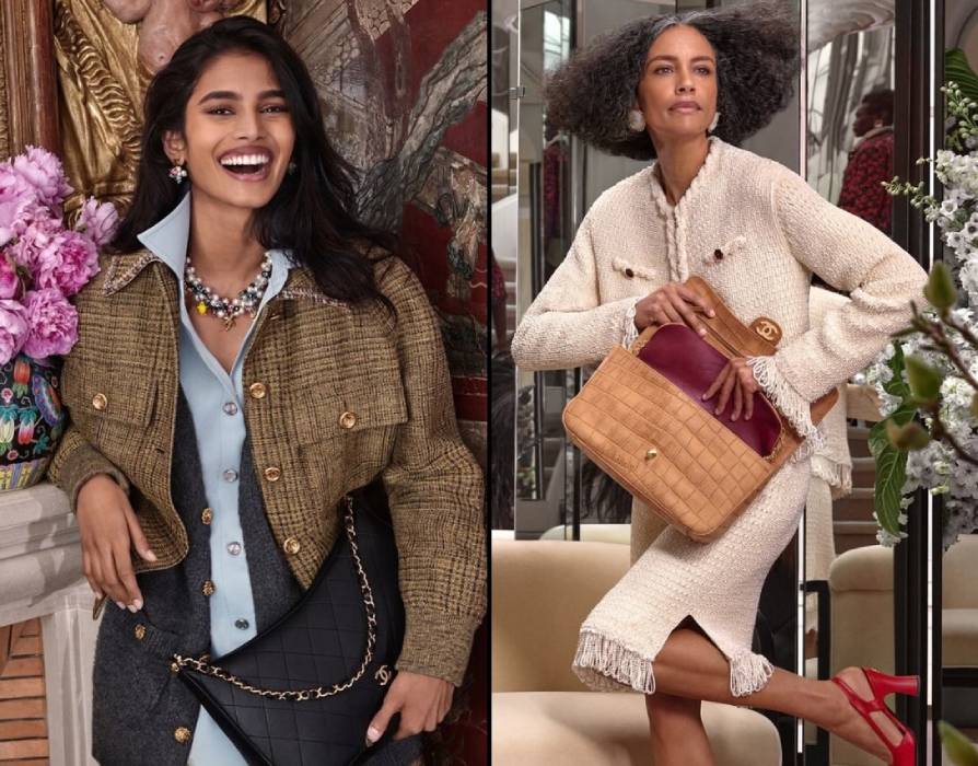 Fotos da campanha da Chanel por Matthieu Blazy, uma das notícias do mercado de luxo da semana.