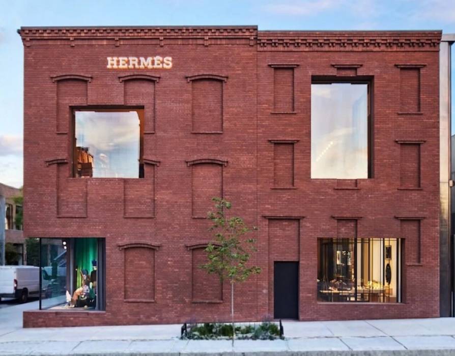 Foto da nova loja da Hermès em Williamsburg, uma das notícias do mercado de luxo
