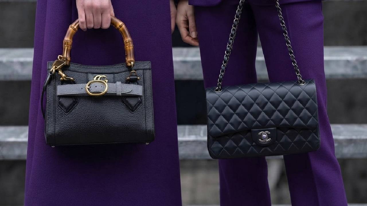 Bolsas de luxo na Semana do Cliente: modelos seminovos da Chanel e Gucci.